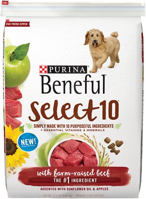 Purina Beneful Select 10 With Farm-Raised Beef Dry Dog Food