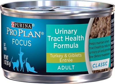 Purina Pro Plan Focus Adult Classic Urinary Tract Health Formula Turkey & Giblets Entree Canned Cat Food