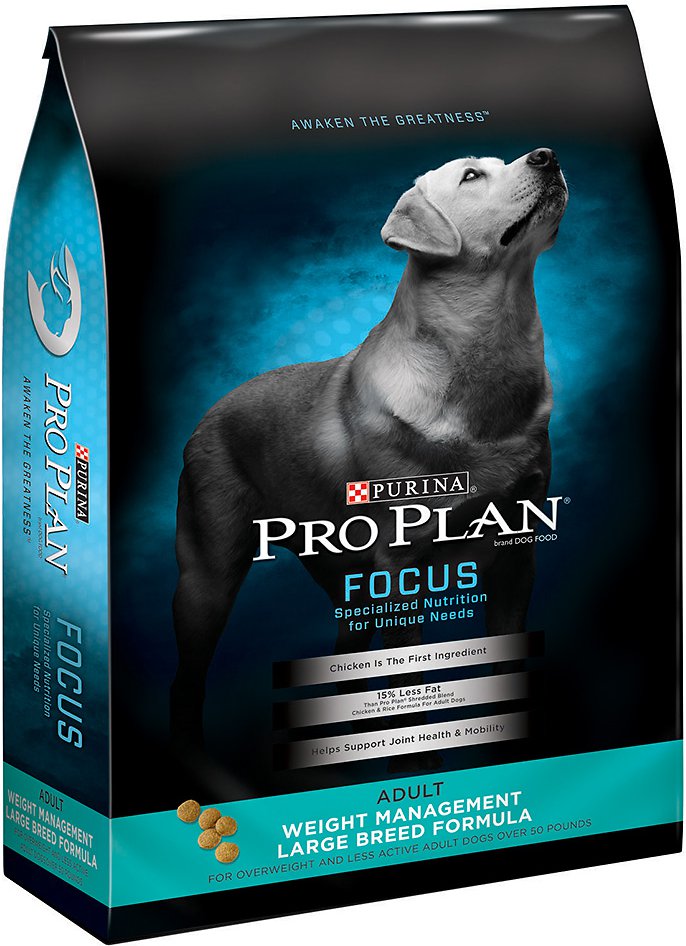 Purina Pro Plan Focus Adult Large Breed Weight Management Formula Dry Dog Food, 34-lb bag