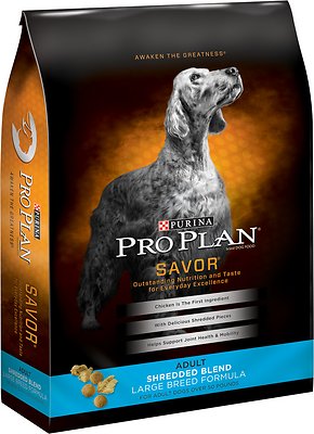 Purina Pro Plan Savor Adult Shredded Blend Large Breed Formula Dry Dog Food