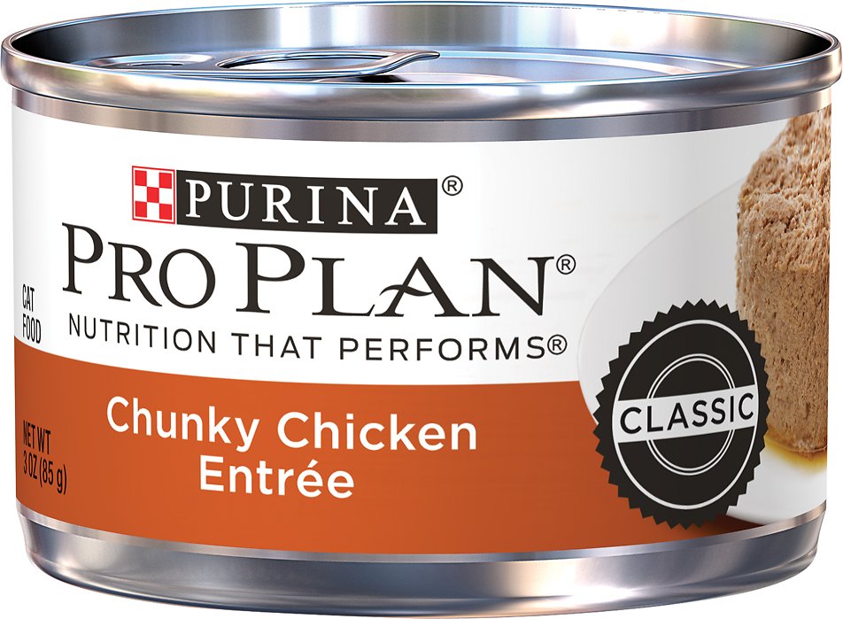 Purina Pro Plan Savor Adult Chunky Chicken Entree Canned Cat Food, 3-oz, case of 24