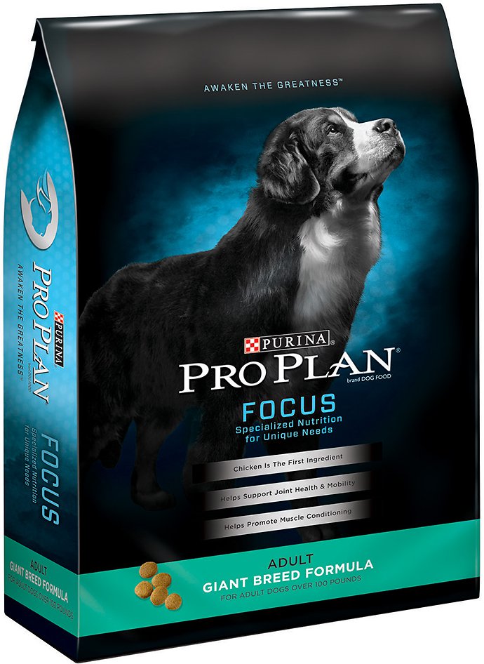 Purina Pro Plan Focus Adult Giant Breed Formula Dry Dog Food, 34-lb bag