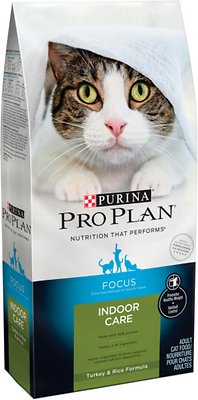 Purina Pro Plan Focus Adult Indoor Care Turkey & Rice Formula Dry Cat Food