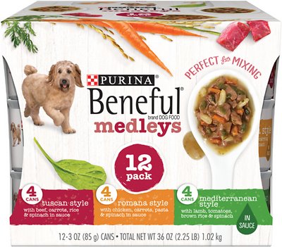 Purina Beneful Medleys Tuscan, Romana & Mediterranean Style Variety Pack Canned Dog Food