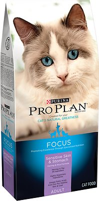 Purina Pro Plan Focus Adult Sensitive Skin & Stomach Herring & Rice Formula Dry Cat Food
