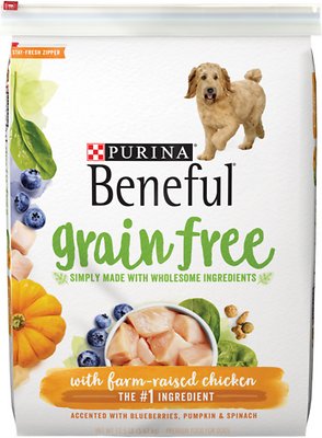 Purina Beneful Grain Free with Real Farm-Raised Chicken Dry Dog Food