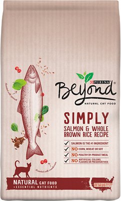 Purina Beyond Simply Salmon & Whole Brown Rice Recipe Dry Cat Food