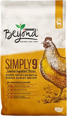 Purina Beyond Simply 9 White Meat Chicken & Whole Barley Recipe Dry Dog Food