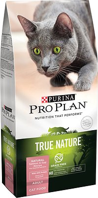 Purina Pro Plan True Nature Natural Salmon & Egg Recipe Grain-Free Dry Cat Food