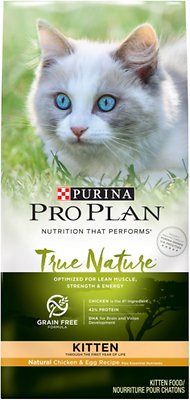 Purina Pro Plan True Nature Kitten Chicken & Egg Recipe Grain-Free Kitten Food