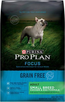 Purina Pro Plan Focus Small Breed Chicken & Egg Formula Grain-Free Dog Food
