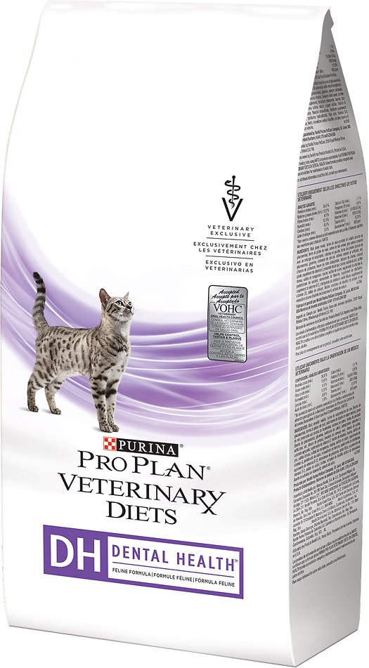 Purina Pro Plan Veterinary Diets DH Dental Health Formula Dry Cat Food, 6-lb bag