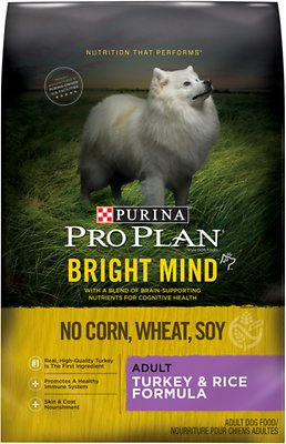 Purina Pro Plan Bright Mind Adult Turkey & Rice Formula Dry Dog Food