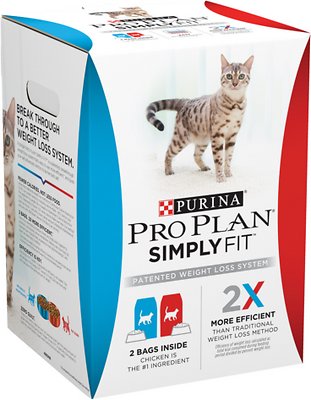 Purina Pro Plan Simply Fit Patented Weight Loss System Dry Cat Food