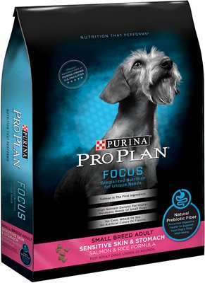 Purina Pro Plan Focus Small Breed Adult Sensitive Skin & Stomach Formula Dry Dog Food