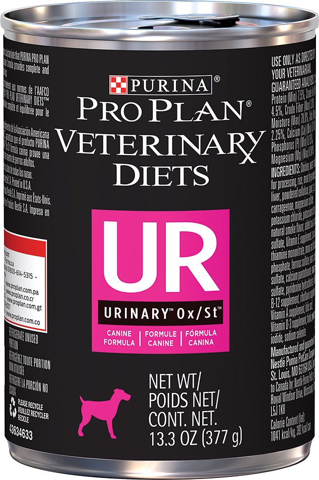 Purina Pro Plan Veterinary Diets UR Urinary Ox/St Canned Dog Food, 13.3-oz, case of 12