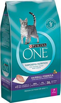 Purina ONE Hairball Formula Adult Premium Dry Cat Food