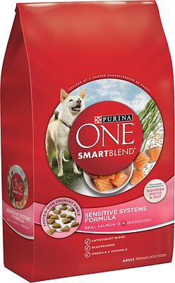 Purina ONE SmartBlend Sensitive Systems Formula Adult Premium Dry Dog Food