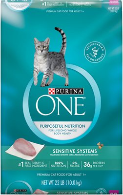 Purina ONE Sensitive Systems Adult Premium Dry Cat Food