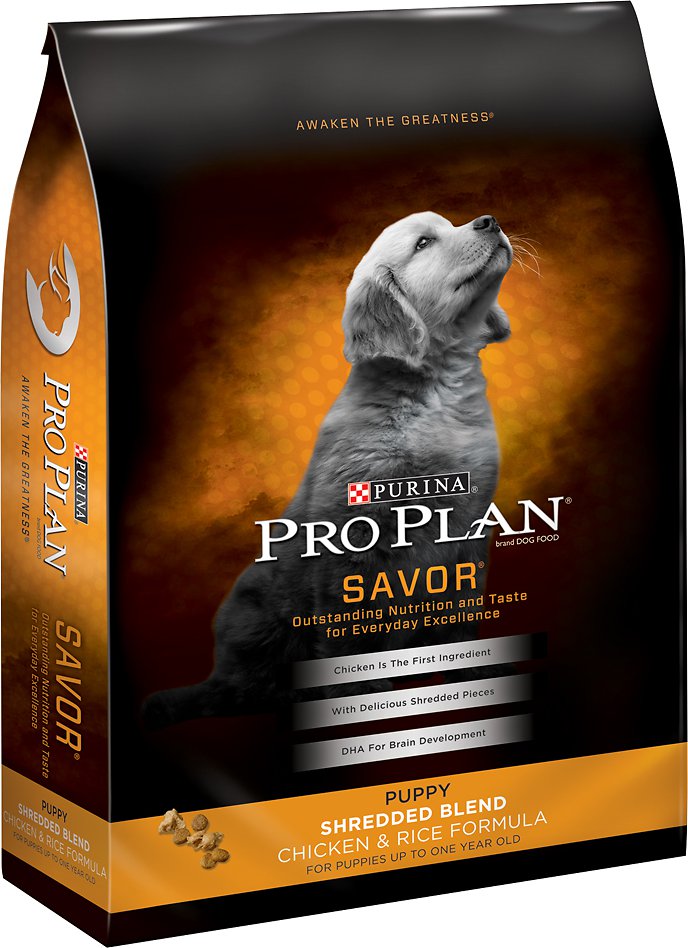 Purina Pro Plan Savor Puppy Shredded Blend Chicken & Rice Formula Dry Dog Food