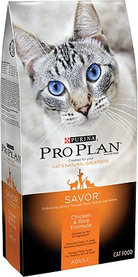 Purina Pro Plan Savor Adult Chicken & Rice Formula Dry Cat Food