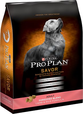 Purina Pro Plan Savor Adult Shredded Blend Lamb & Rice Formula Dry Dog Food
