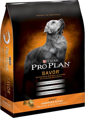 Purina Pro Plan Savor Adult Shredded Blend Chicken & Rice Formula Dry Dog Food