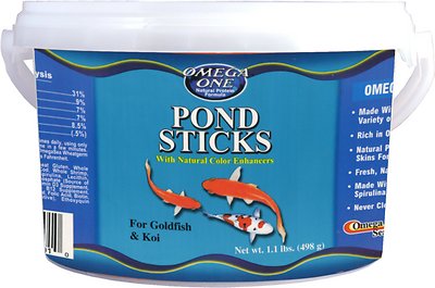 Omega One Pond Sticks Goldfish & Koi Fish Food