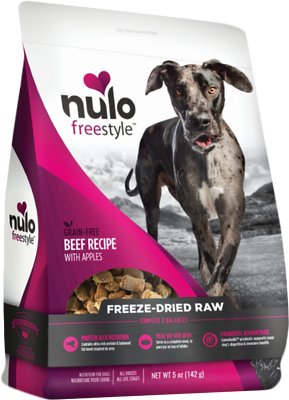 Nulo Freestyle Grain-Free Beef Recipe With Apples Freeze-Dried Raw Dog Food