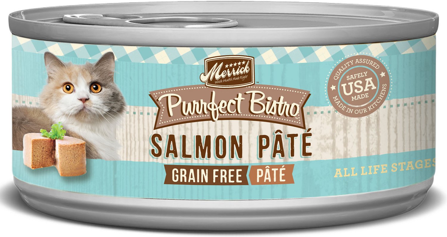 Merrick Purrfect Bistro Grain-Free Salmon Pate Canned Cat Food