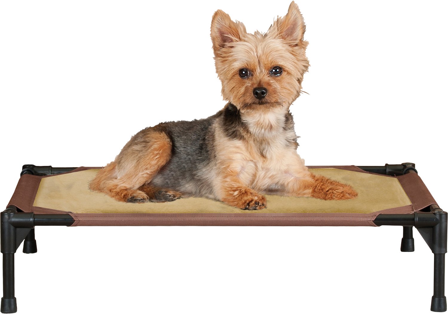 K&H Pet Products Comfy Dog & Cat Cot, Chocolate/Tan, Small