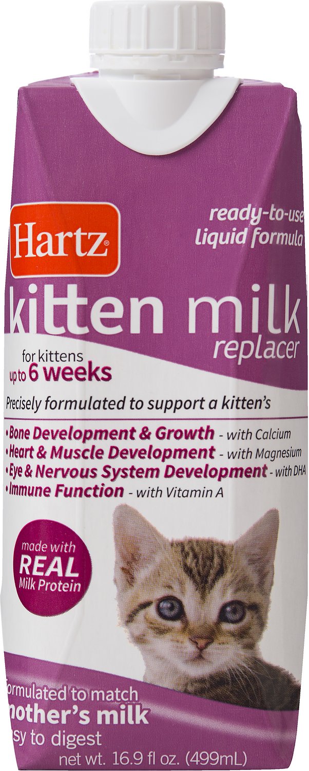 Hartz Kitten Milk Replacer Liquid, 16.9-oz bottle