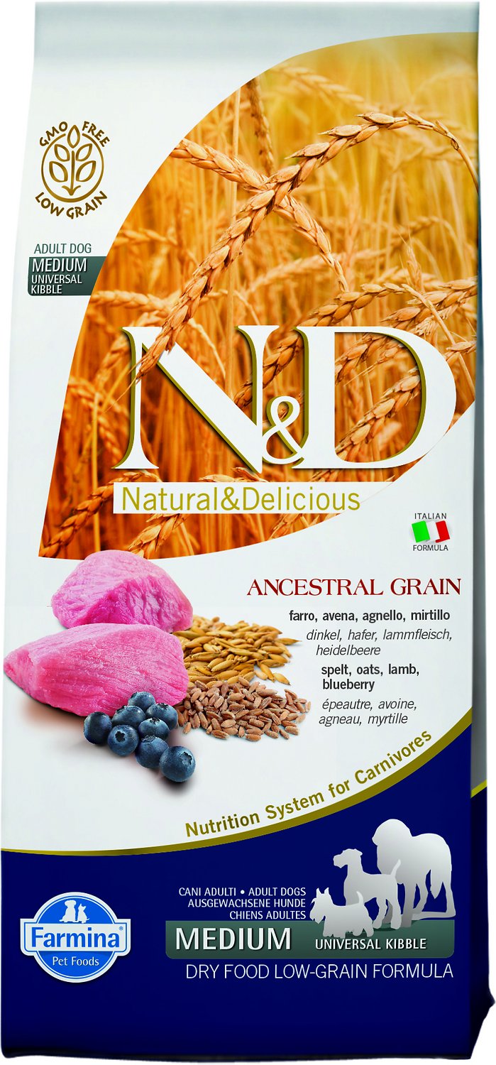 Farmina Natural & Delicious Lamb & Ancestral Low-Grain Formula Dry Dog Food
