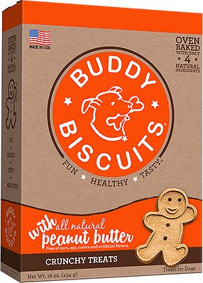 Buddy Biscuits with Peanut Butter Oven Baked Dog Treats