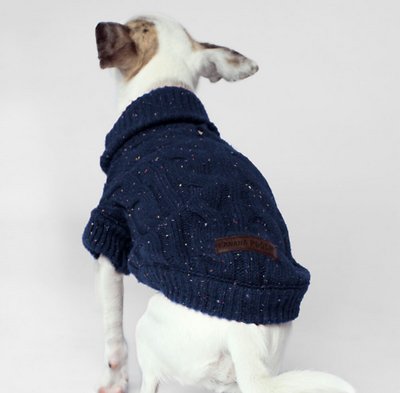 Canada Pooch Cambridge Cableknit Dog Sweater