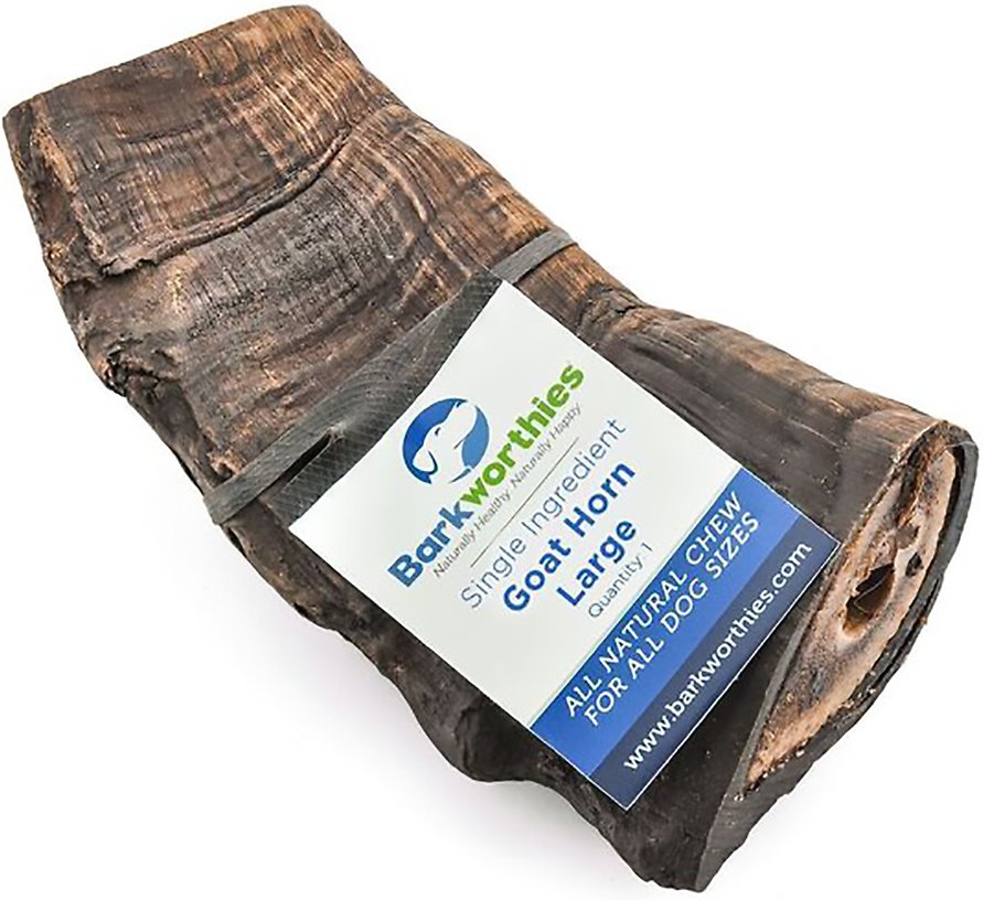 Barkworthies Large Goat Horn Dog Treats