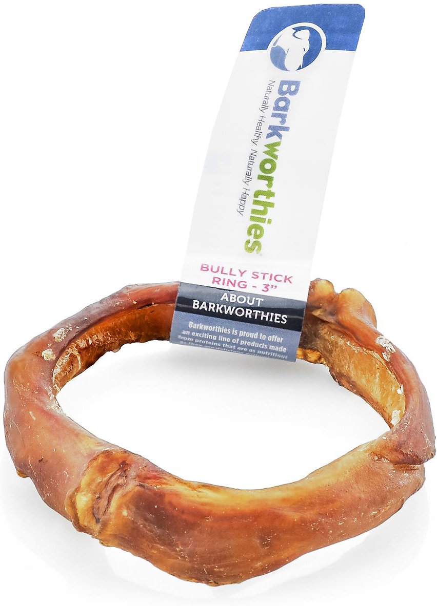 Barkworthies Rings Bully Sticks Dog Treats