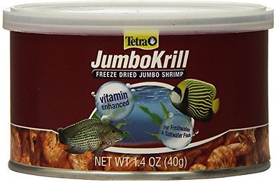 Tetra JumboKrill Freeze-Dried Shrimp Freshwater & Saltwater Fish Treats