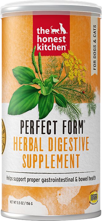 The Honest Kitchen Perfect Form Herbal Dog & Cat Nutritional Supplement, 5.5-oz jar
